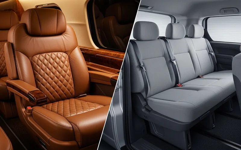 Perbandingan interior Alphard dan Hiace