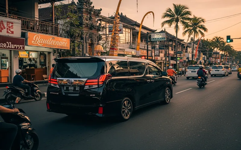 Toyota Alphard di jalanan Kuta Bali