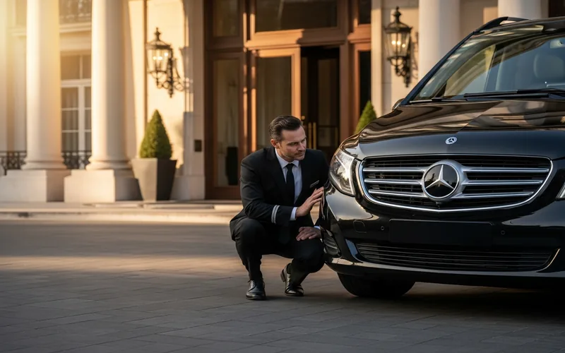 Sopir profesional inspeksi Alphard